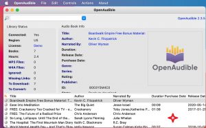 openaudible not converting aax to mp3