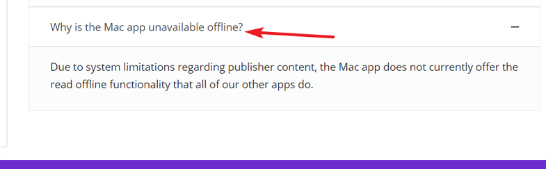mac offline no